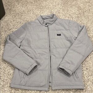 Travis Mathew Light Gray Puffer Jacket